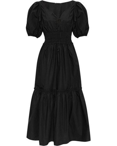 Ganni Cotton Dress - Black