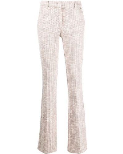 Liu Jo Tweed Flared Pants - White
