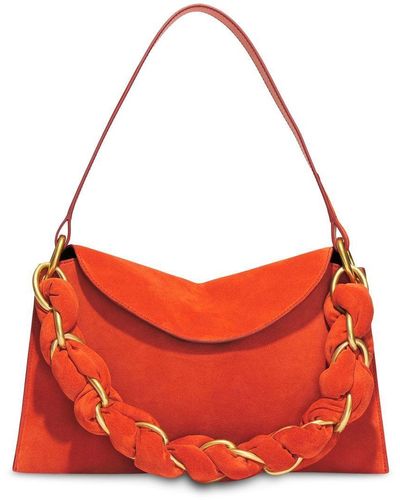 Proenza Schouler Braid Small Leather Shoulder Bag - Red
