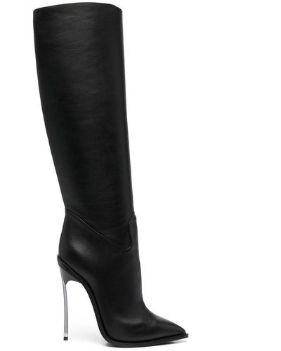 Casadei Blade 135mm Knee Boots - Black