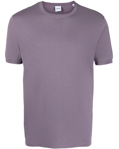 Aspesi Short-sleeve Cotton T-shirt - Purple