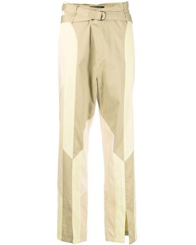 Kiko Kostadinov Pantalones con cintura con hebilla - Neutro