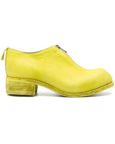Guidi Pl0fz 45mm Zip-up Boots - Yellow