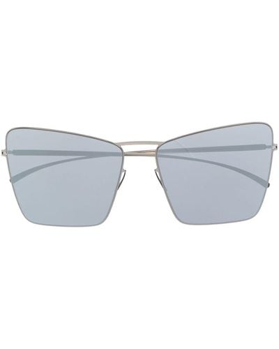 Mykita Geometric Cat-eye Frame Sunglasses - Grey