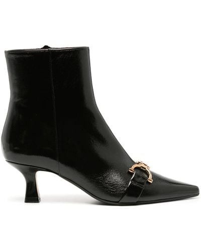 Roberto Festa Carsa 60mm Leather Ankle Boots - Black