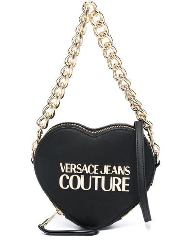 Versace Heart Lock Crossbody Bag - White