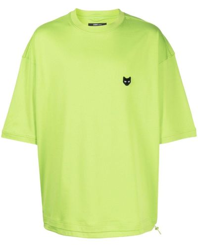 ZZERO BY SONGZIO Logo-patch Cotton T-shirt - Green