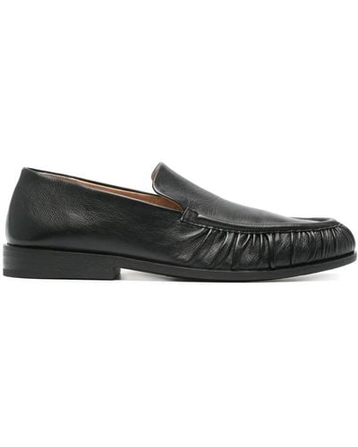 Marsèll Mocassino Leather Loafers - Black