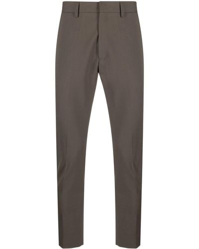 Low Brand Tailored Slim-cut Pants - Gray