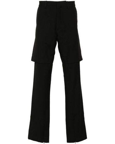 HELIOT EMIL Fusion Tailored Trousers - Black