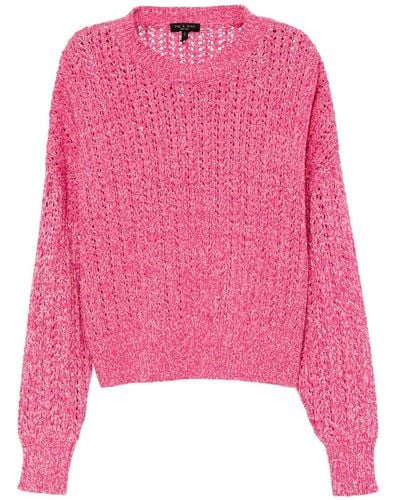 Rag & Bone Edie Open-knit Sweater - Pink