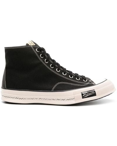 Visvim Skagway Hi Sneakers - Men's - Calf Leather/fabric/rubber - Black