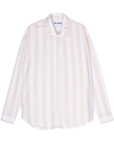 Sunnei Striped Cotton Shirt - White
