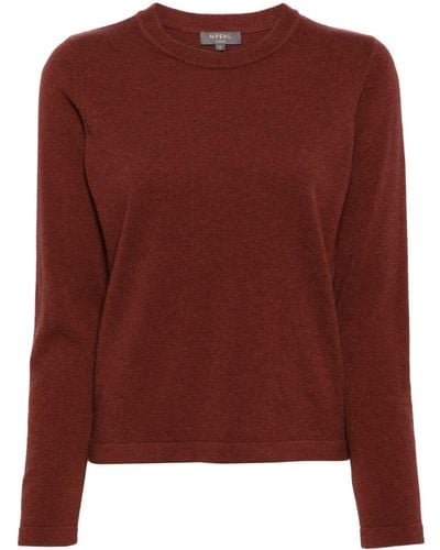 N.Peal Cashmere Hallie Organic-cashmere Sweater - Brown