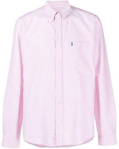 Mackintosh Camicia BLOOMSBURY a righe - Rosa