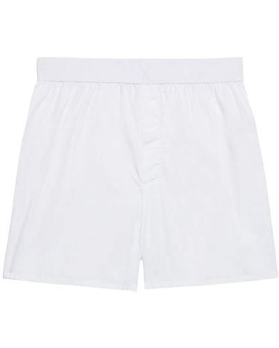 Ami Paris Logo-waistband Cotton Boxers - White