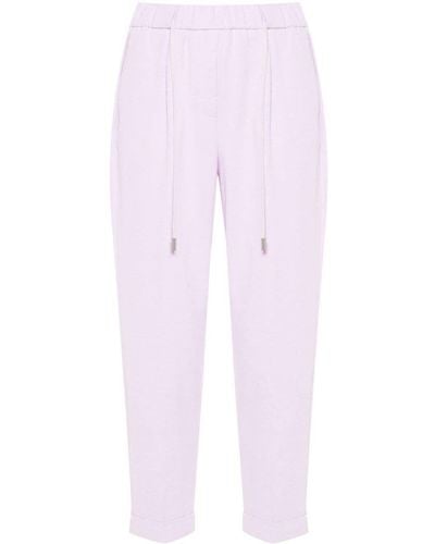 Peserico Mélange Track Trousers - Pink