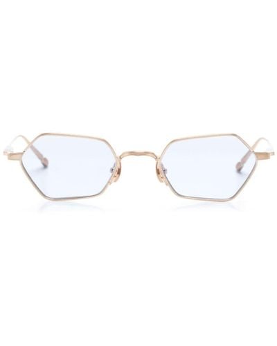 Matsuda Geometric-frame Titanium Sunglasses - White