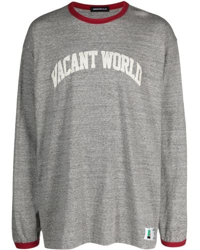 Undercover Vacant World Cotton T-shirt - Men's - Cotton - Grey