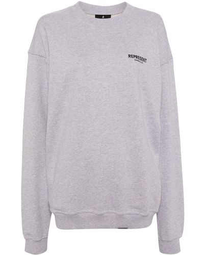 Represent Owners Club Cotton Sweatshirt - Grey