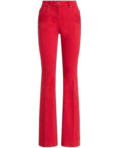 Etro Straight Jeans - Rood