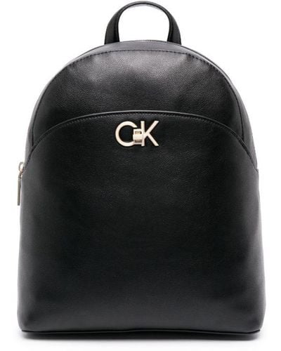Calvin Klein Re-lock Domed Backpack - Black