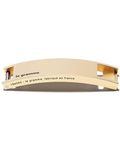 Le Gramme Parte ricambio braccialetto Assemblage in oro spazzolato 18kt - Neutro