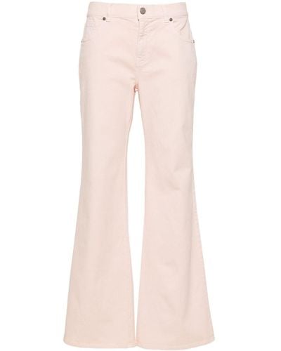 P.A.R.O.S.H. Low-rise Bootcut Jeans - Pink