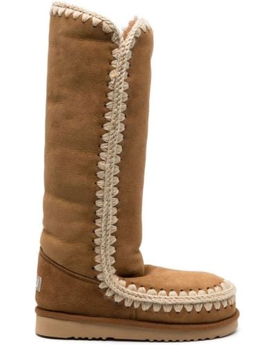 Mou Eskimo 40 Leather Boots - Brown