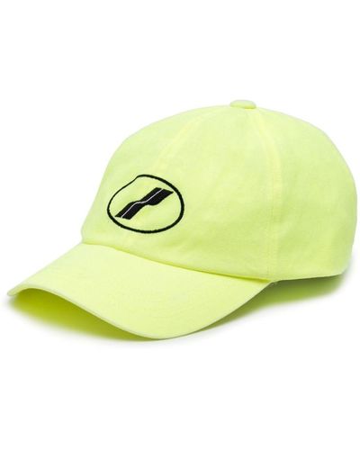 we11done Logo-embroidered Cotton Cap - Green