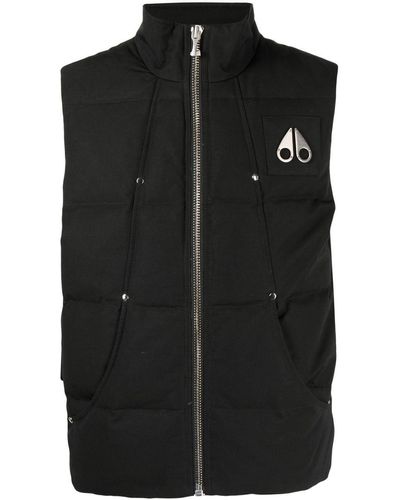 Moose Knuckles Montreal Padded Down Gilet - Black