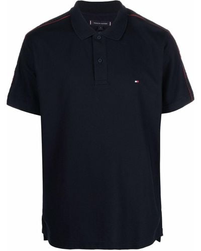 Tommy Hilfiger Embroidered Logo Polo Shirt - Blue