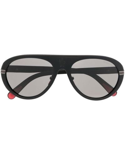 Moncler Navigaze Pilot-frame Sunglasses - Black