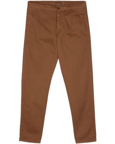 Aspesi Cotton Chino Pants - Brown