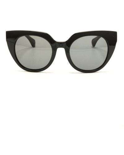 Vivienne Westwood Logo-detail Cat-eye Sunglasses - Black