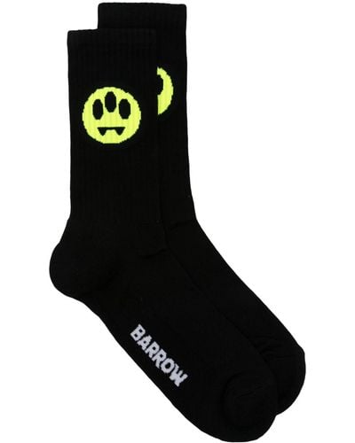 Barrow Socken mit Logo-Intarsie - Schwarz