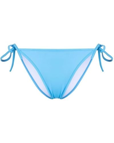 DSquared² Bas de bikini Technicolor à logo imprimé - Bleu