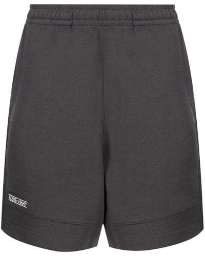 Izzue Shorts mit elastischem Bund - Grau