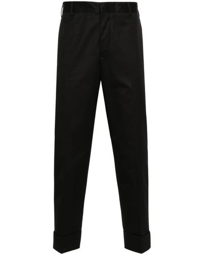 PT Torino Pressed-crease tailored trousers - Schwarz