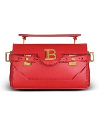 Balmain B-buzz 19 Shoulder Bag - Red