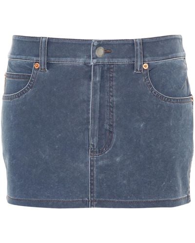 Alexander Wang Klassischer Jeans-Minirock - Blau