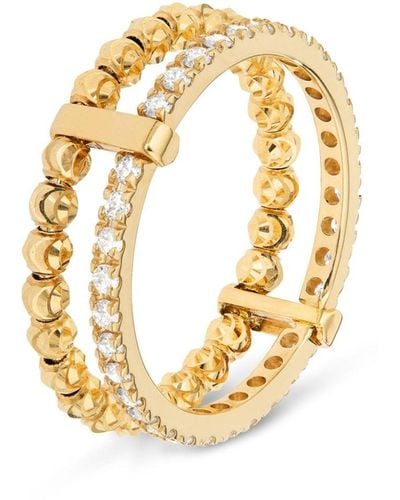 Officina Bernardi 18kt Yellow Gold Moon Eden Diamond Ring - Metallic