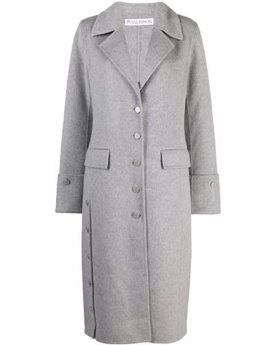 JW Anderson Single-breasted Coat - Gray