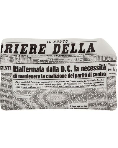 Fornasetti Porta cenere 'II Corriere della Sera' - Grigio