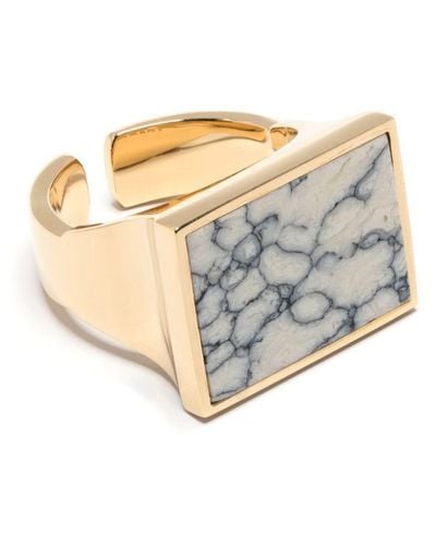 Isabel Marant To Dance Gold-plated Ring - White