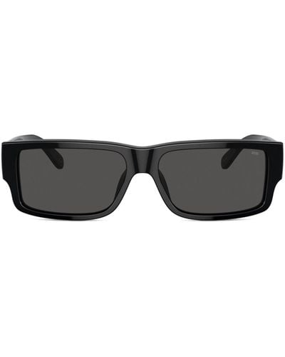 DIESEL 0DL2003 Sonnenbrille mit eckigem Gestell - Schwarz