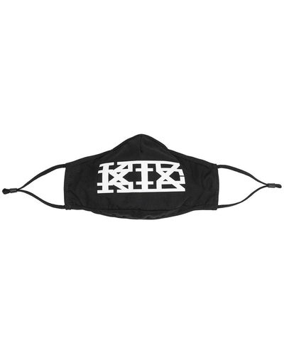 KTZ Mundschutz mit Logo-Print - Schwarz