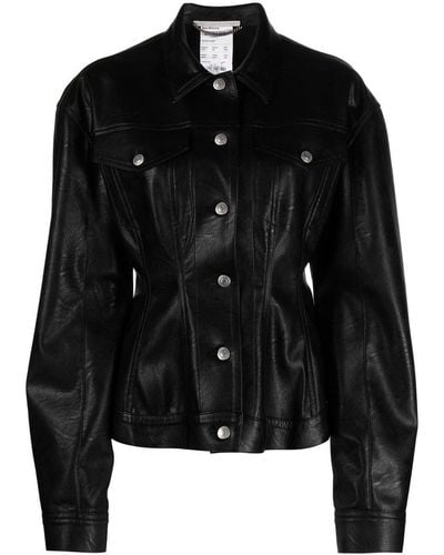 Stella McCartney Fitted Button-up Jacket - Black