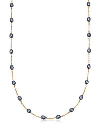 Astley Clarke Halskette mit Perlenverzierung - Natur
