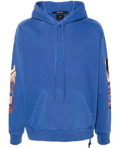 Ksubi Mindstate Biggie cotton hoodie - Blau